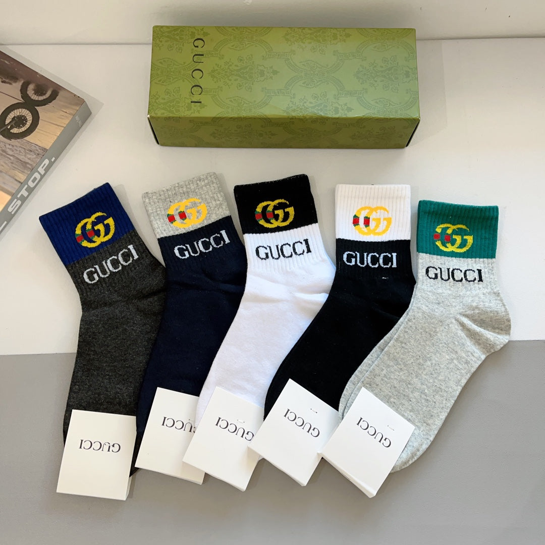 GUCCI LOW-CUT SOCKS 425646 (1 BOX)