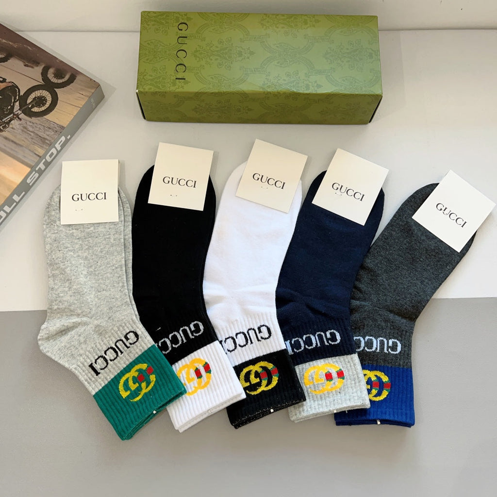 GUCCI LOW-CUT SOCKS 425646 (1 BOX)