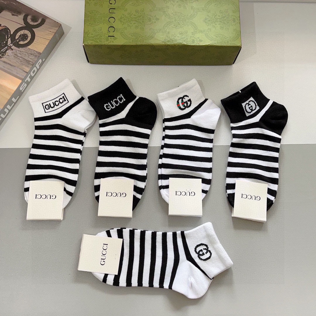 GUCCI LOW-CUT SOCKS 427624 (1 BOX)