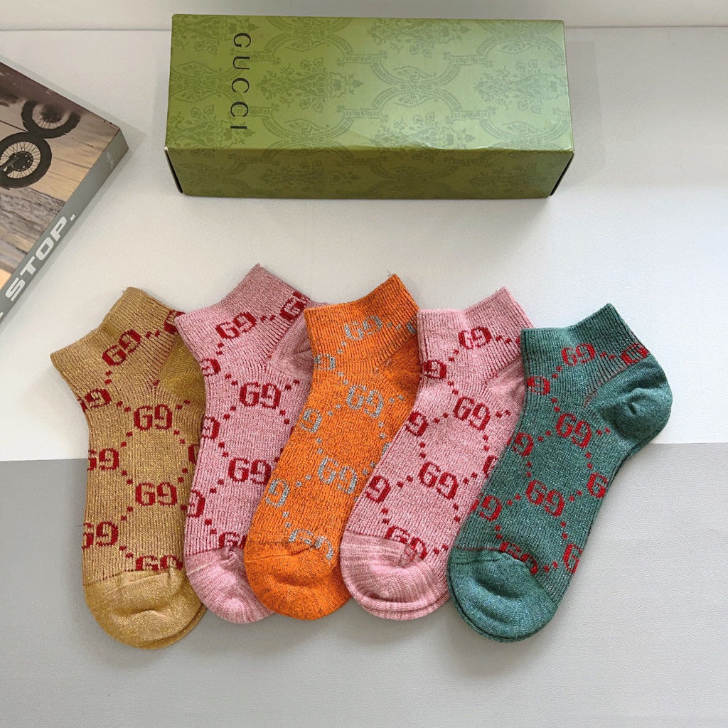 GUCCI ANKLE SOCKS 427635 (1 BOX)