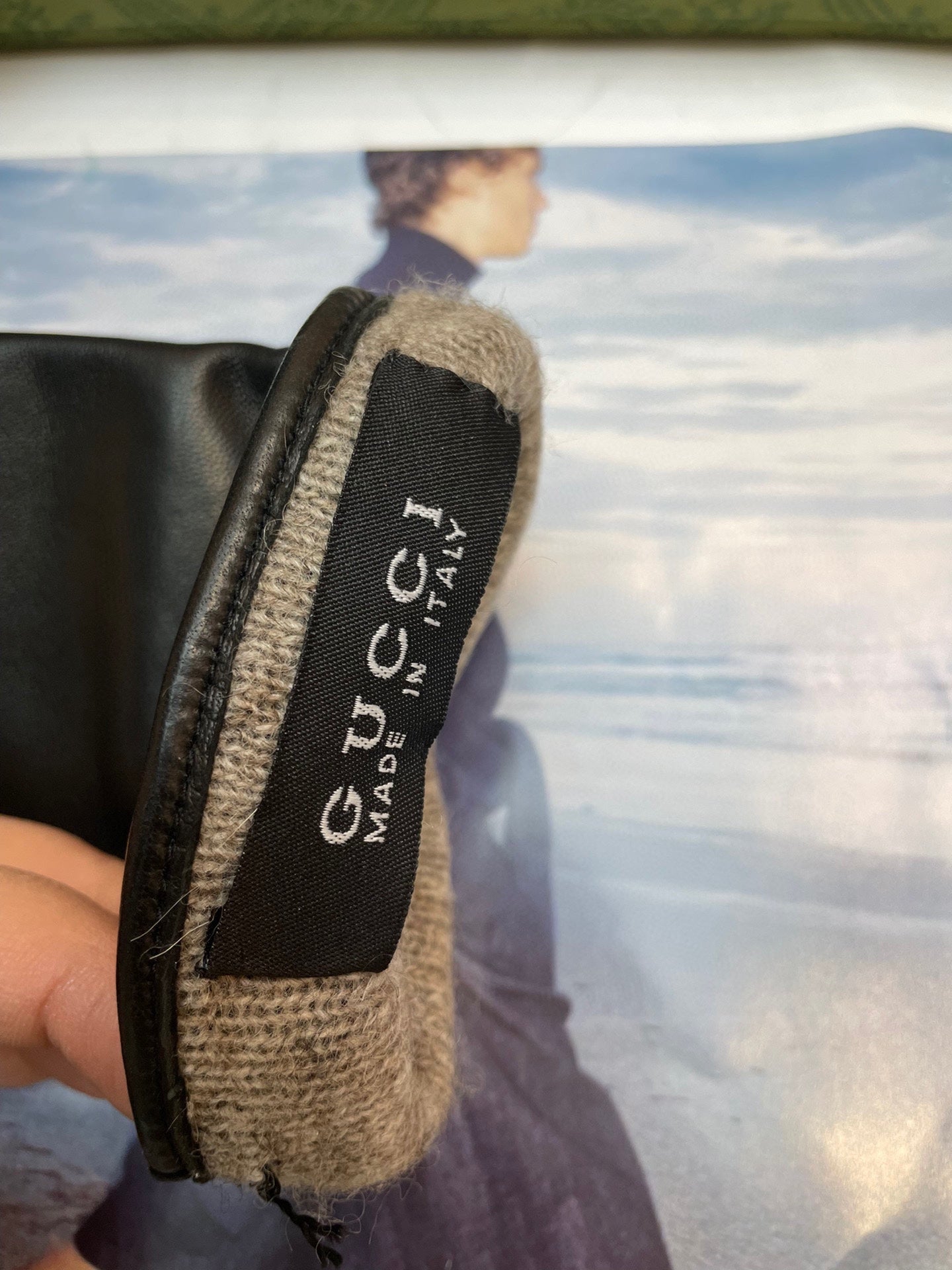 GUCCI HORSEBIT GLOVES IN BLACK LAMBSKIN WITH CASHMERE LINING 454592