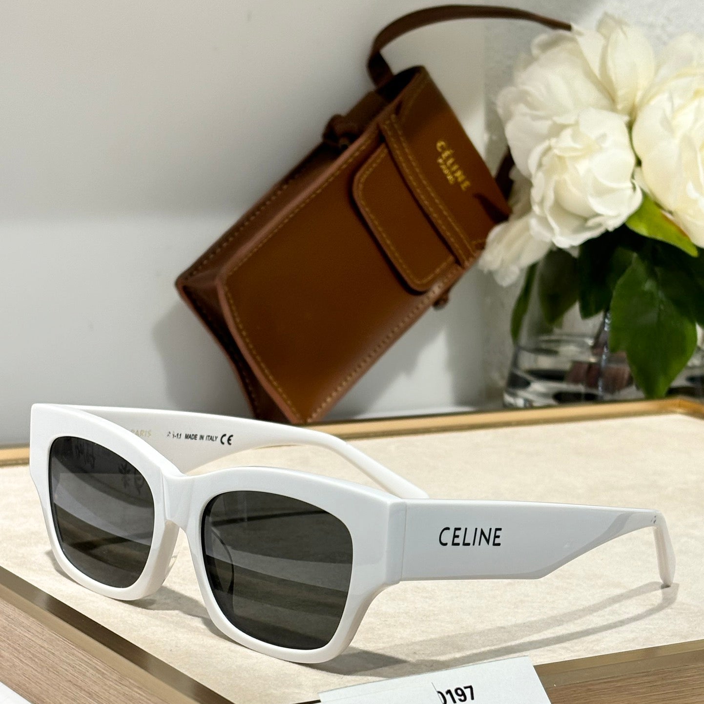 CELINE TRIOMPHE SUNGLASS CL40197 IN PINK ACETATE