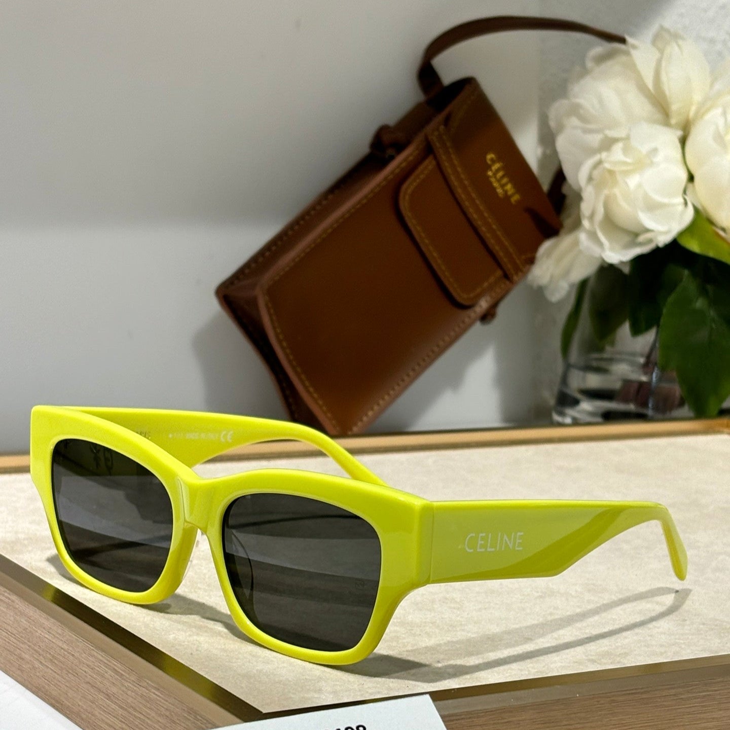 CELINE TRIOMPHE SUNGLASS CL40197 IN PINK ACETATE