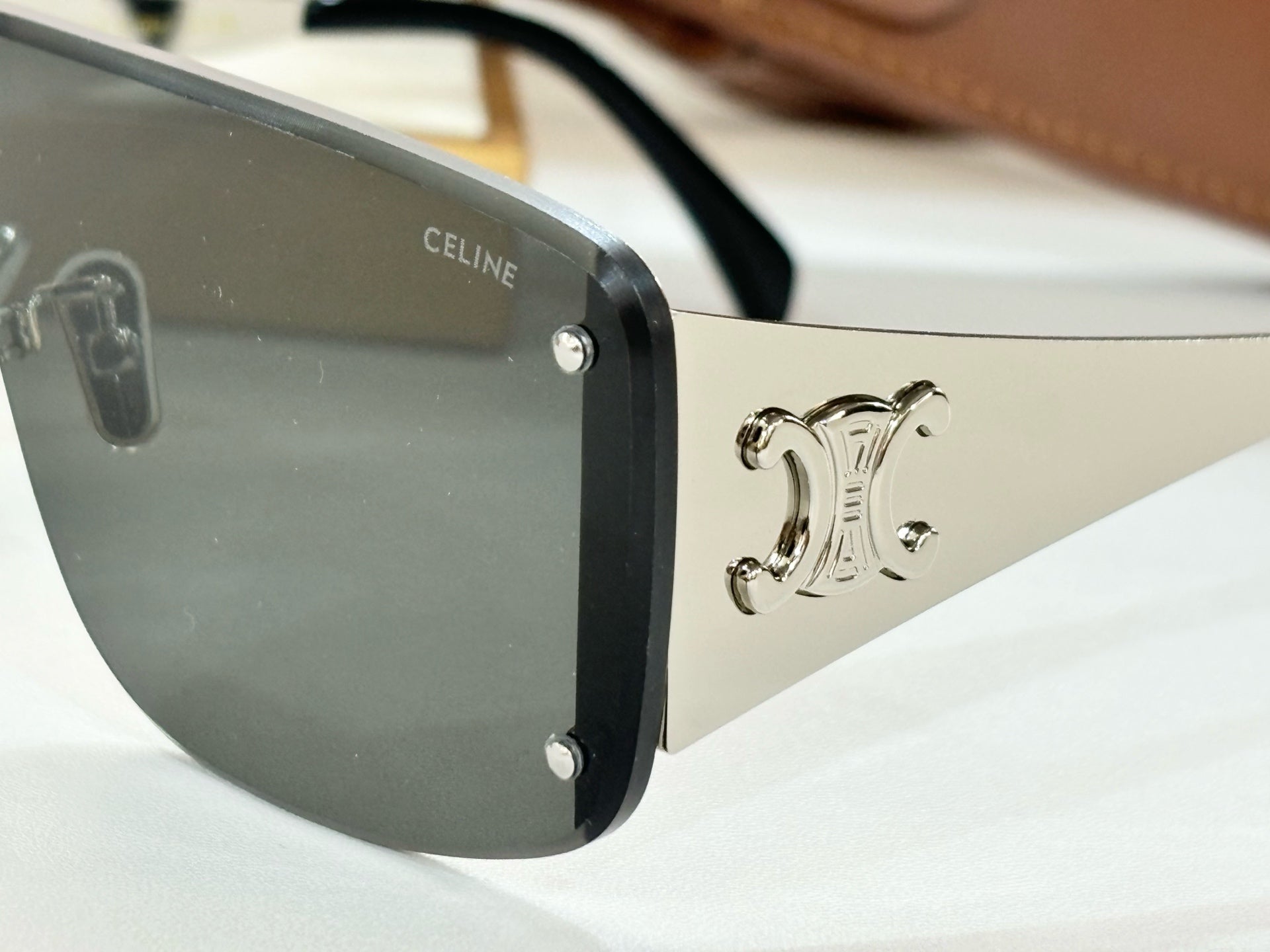 CELINE TRIOMPHE RACER SUNGLASS CL42014 IN METAL