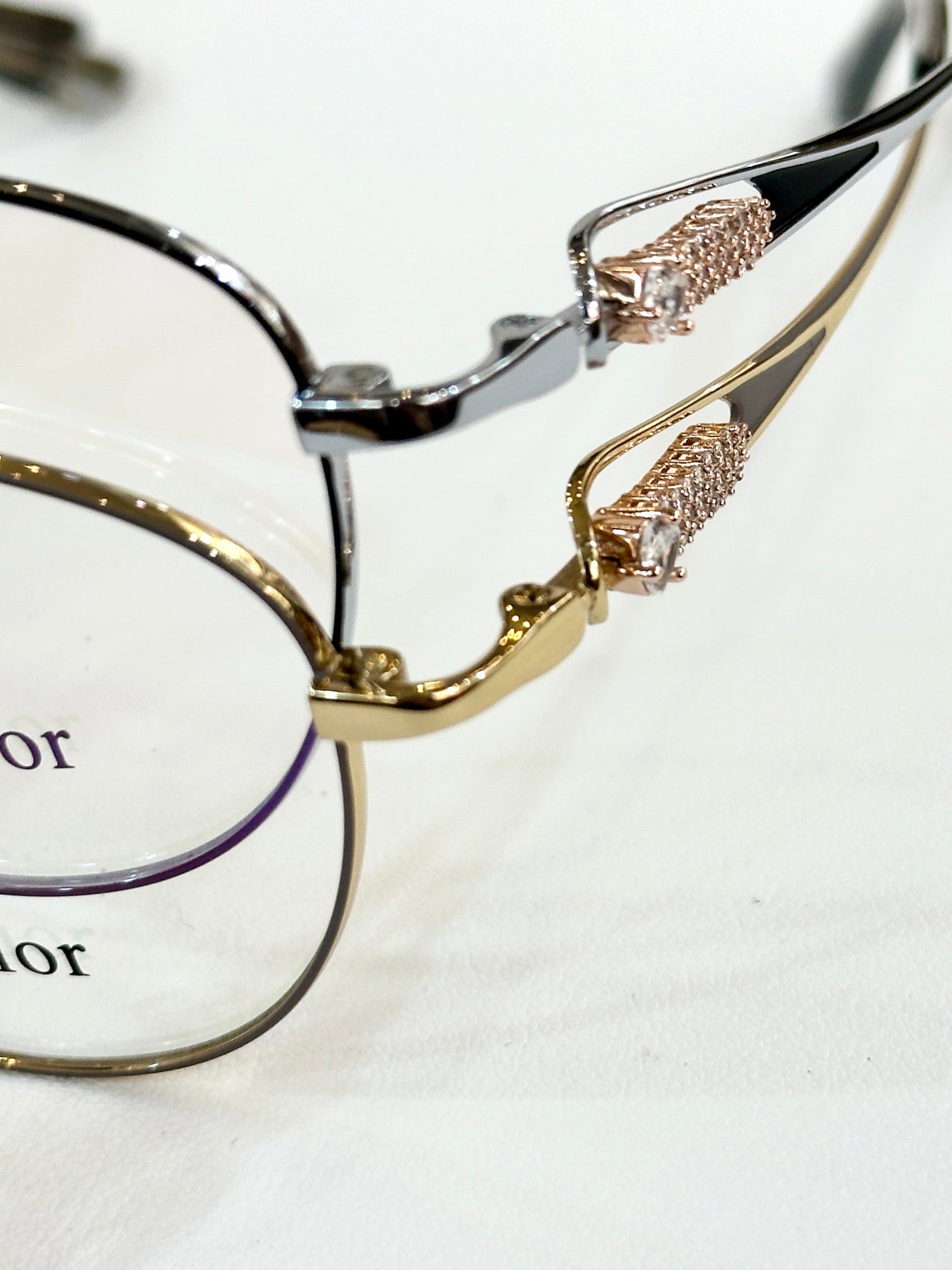 DIOR MONTAIGNE SUNGLASS CD 0269/S IN TITANE EMBELLISHES STONES