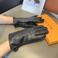 LOUIS VUITTON GLOVES IN BLACK LAMBSKIN 432714