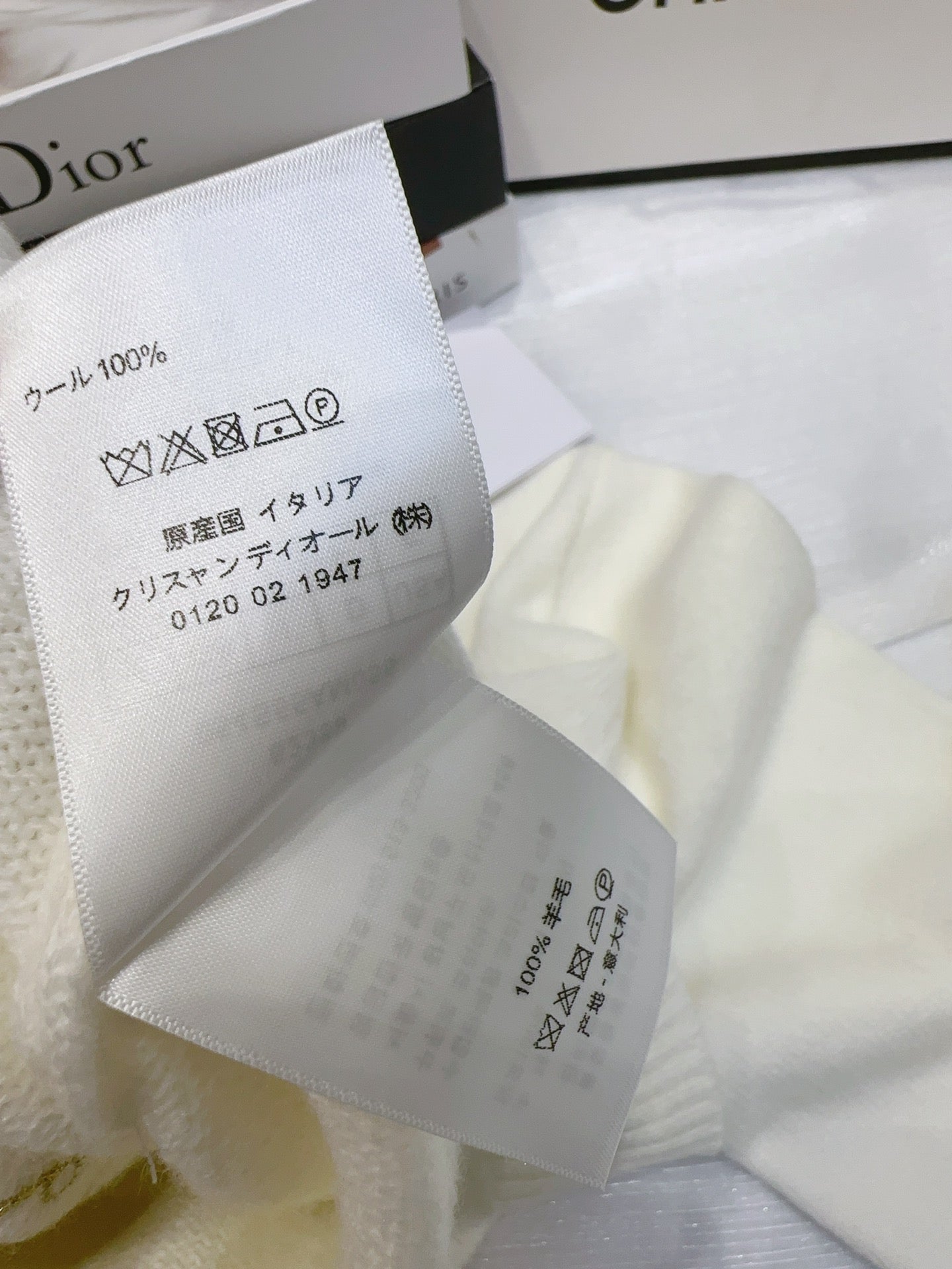DIOR 25S LONG-SLEEVE CREWNECK SWEATER 674