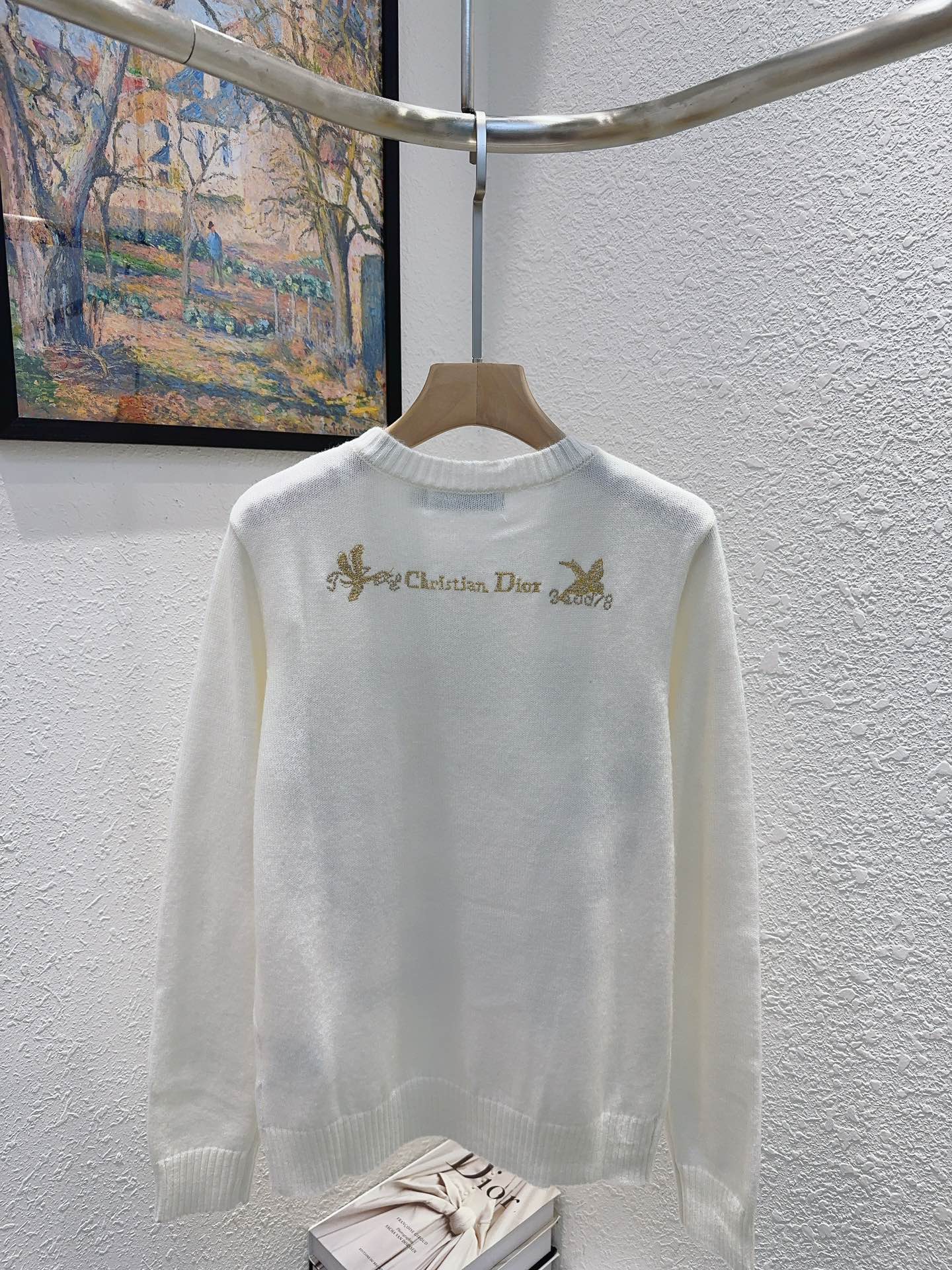 DIOR 25S LONG-SLEEVE CREWNECK SWEATER 674
