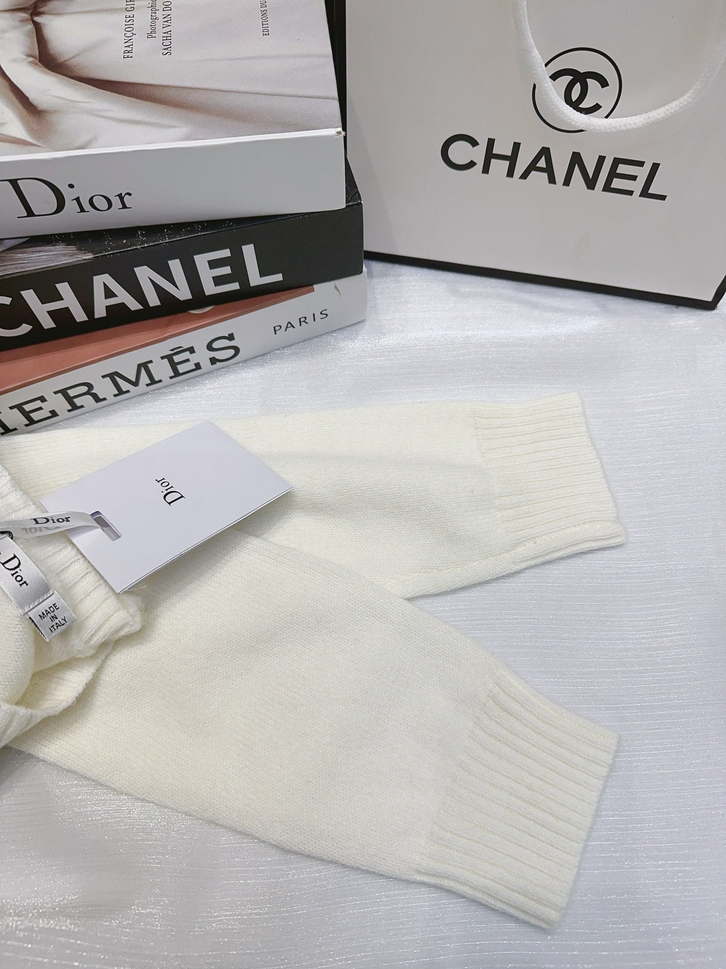 DIOR 25S LONG-SLEEVE CREWNECK SWEATER 674