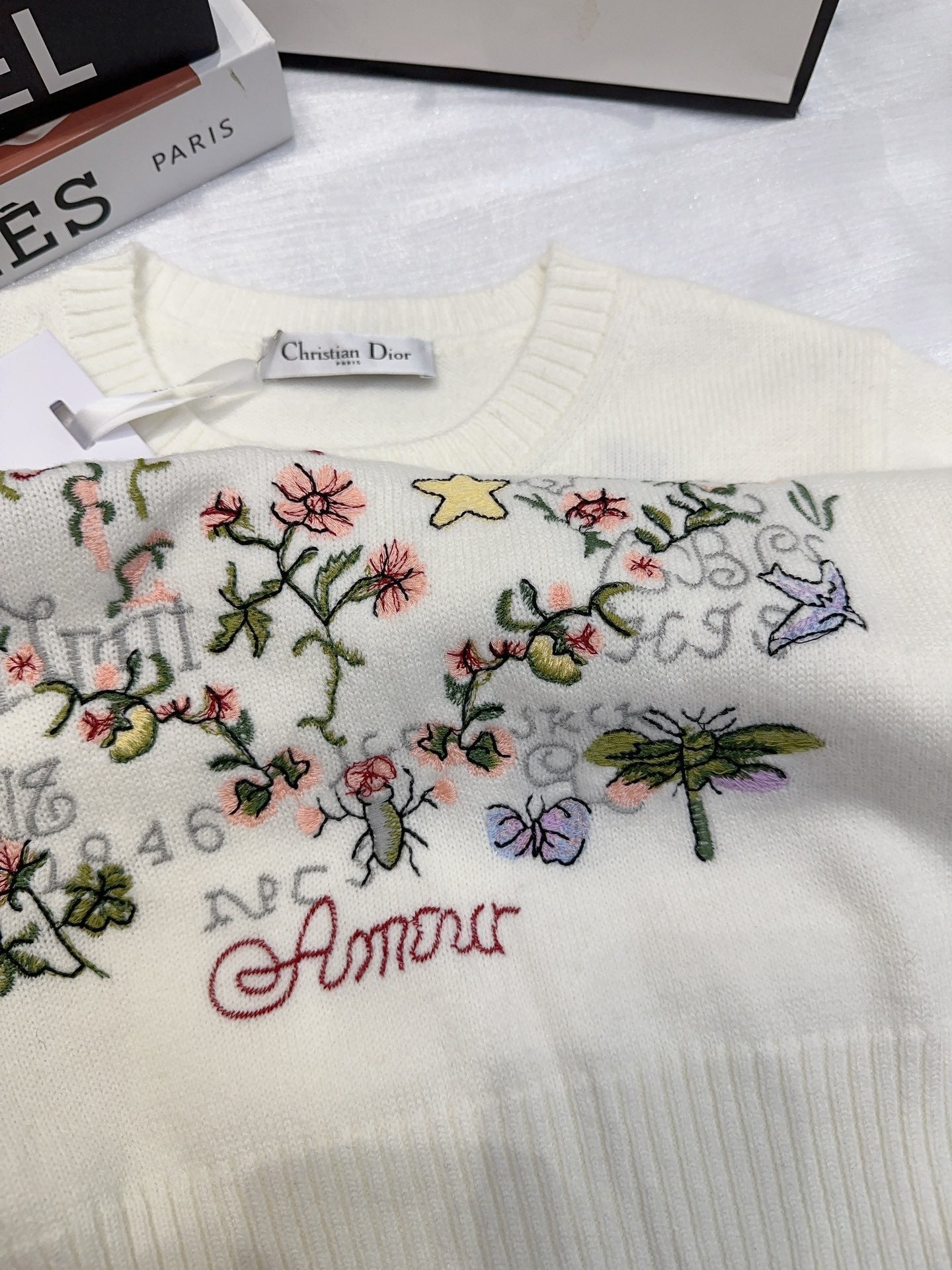 DIOR 25S LONG-SLEEVE CREWNECK SWEATER 675