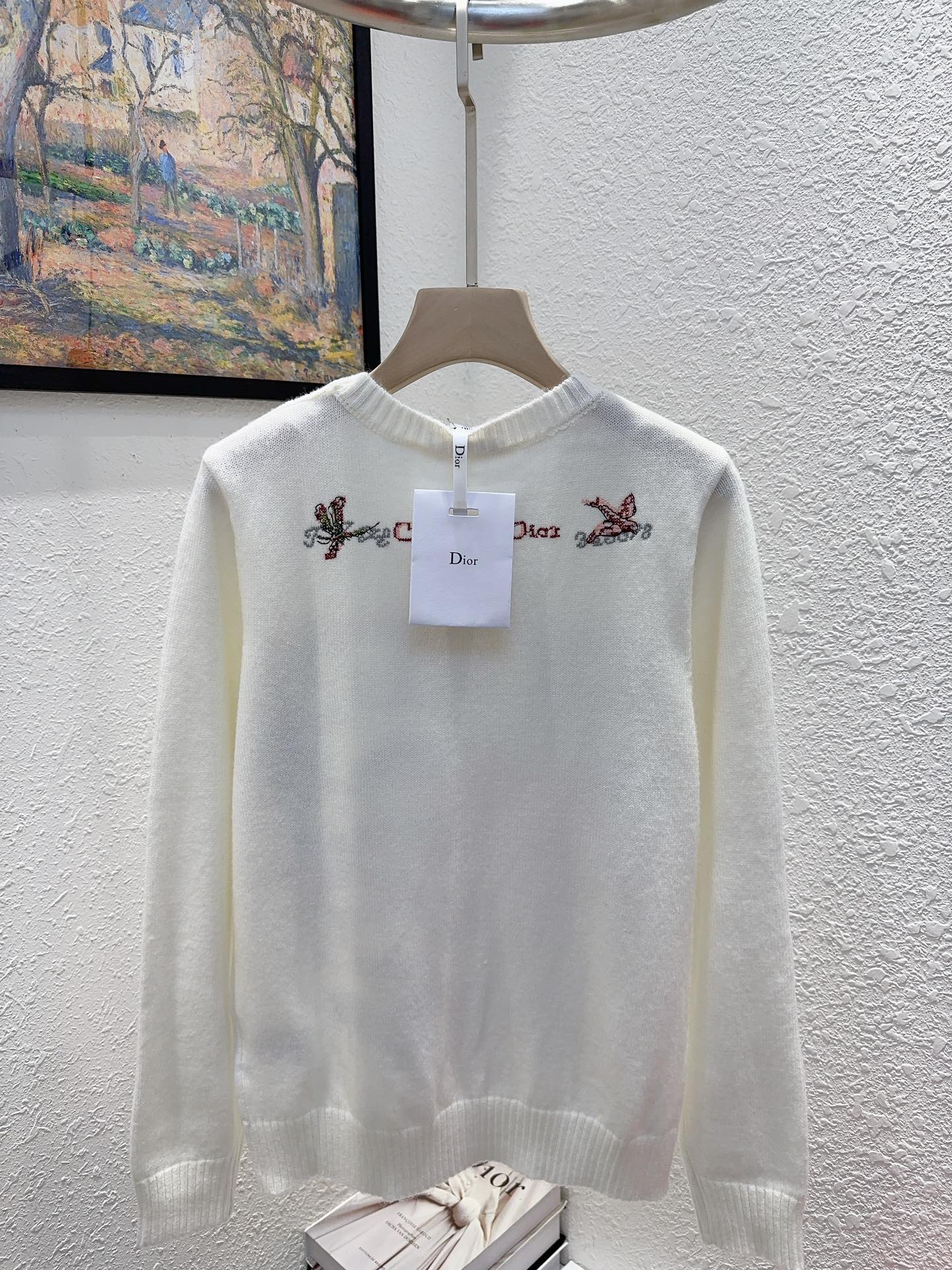 DIOR 25S LONG-SLEEVE CREWNECK SWEATER 675