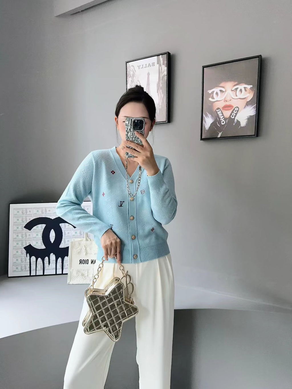 LOUIS VUITTON LV 25S CARDIGAN 0045