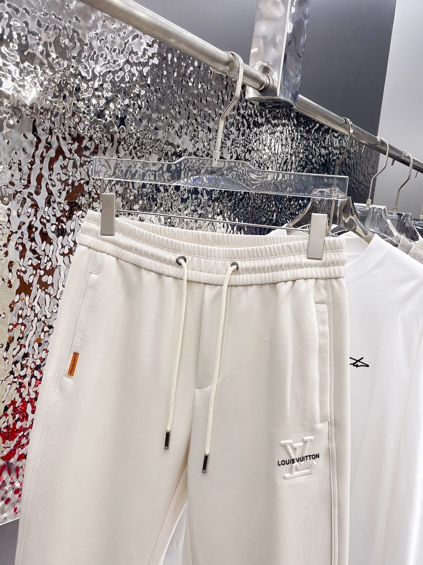 LOUIS VUITTON LV WHITE TROUSERS 239506