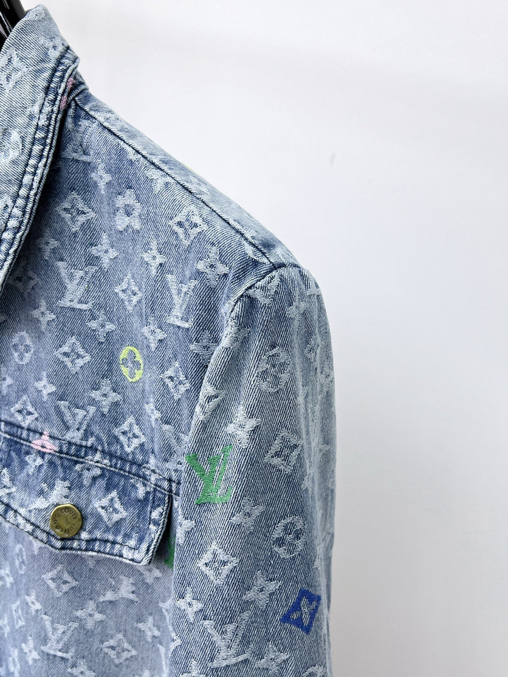 LOUIS VUITTON LV LIGHT BLUE DENIM JACKET 239530