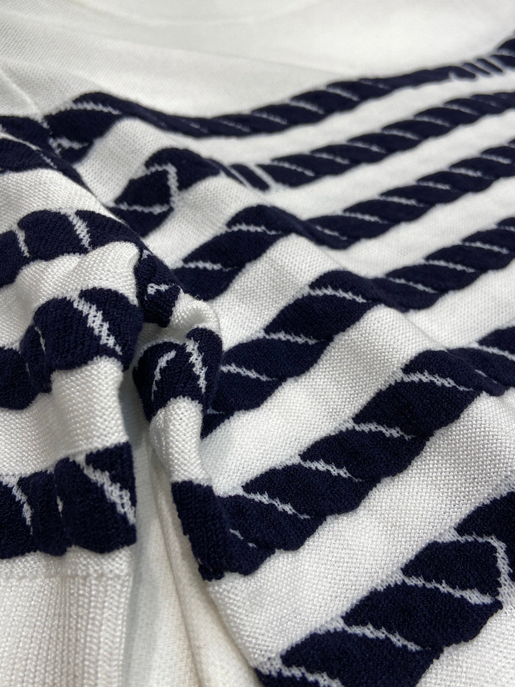 LOUIS VUITTON LV STRIPED SWEATER 25S IN TENCEL 266038