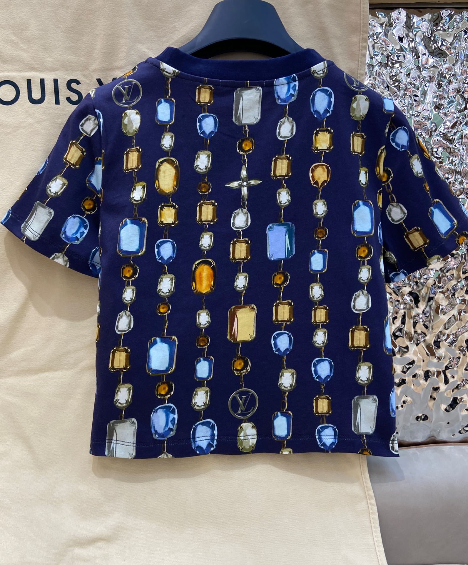 LOUIS VUITTON LV CROP TOP 25S IN COTTON 266285
