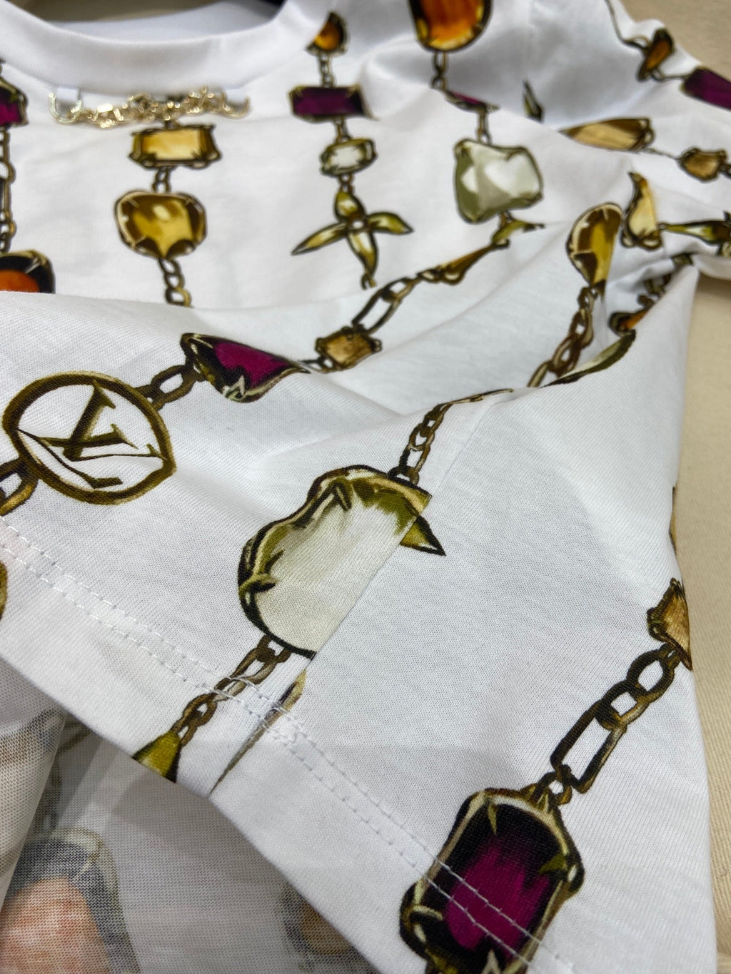 LOUIS VUITTON LV CROP TOP 25S IN COTTON 266288