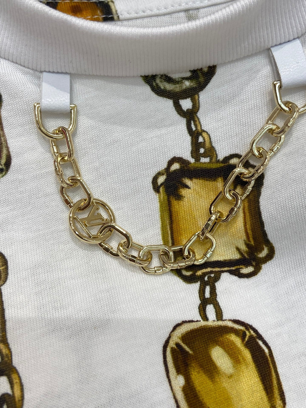 LOUIS VUITTON LV CROP TOP 25S IN COTTON 266288