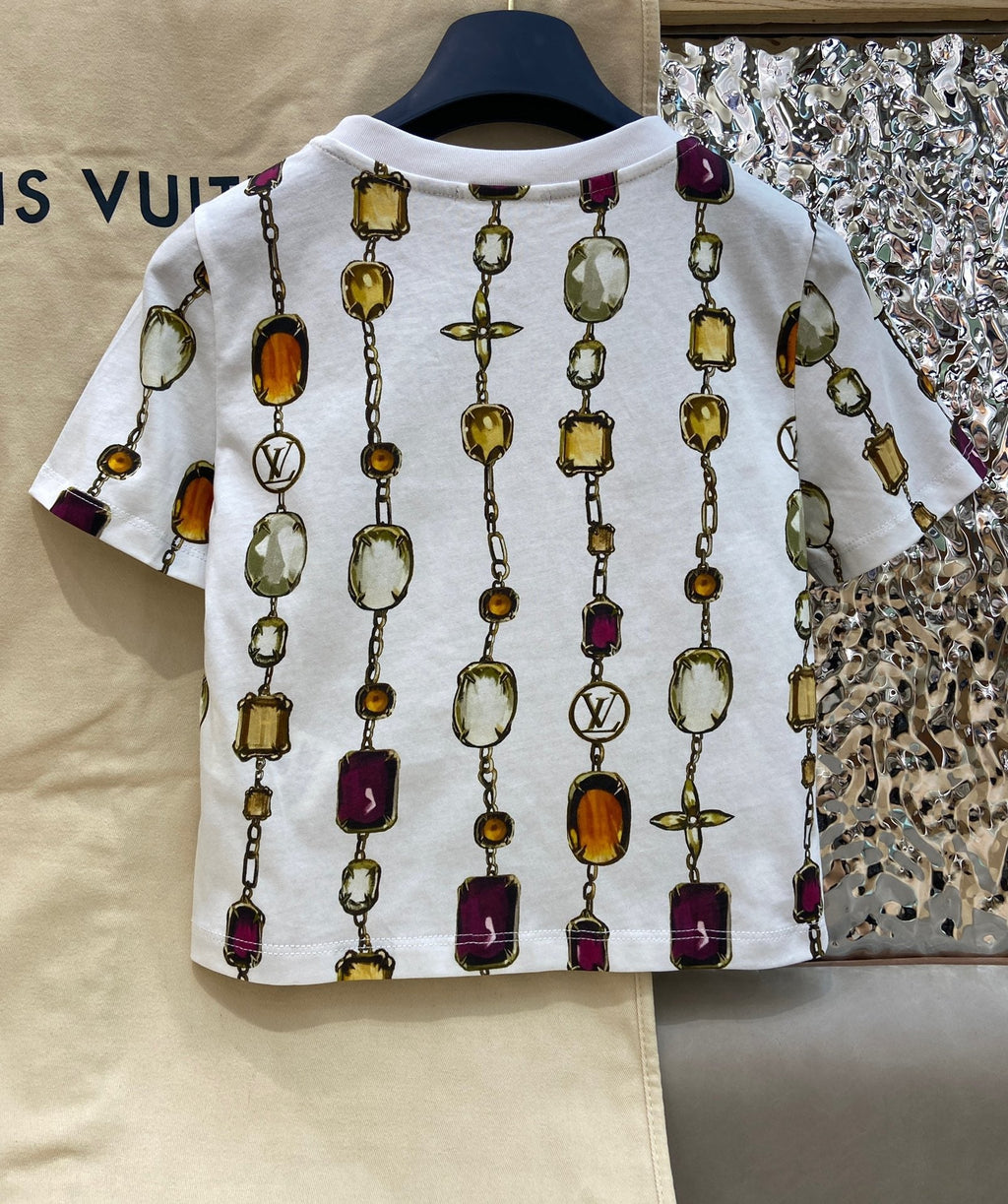 LOUIS VUITTON LV CROP TOP 25S IN COTTON 266288