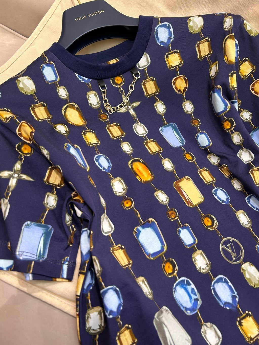 LOUIS VUITTON LV T SHIRT 25S IN COTTON 266294