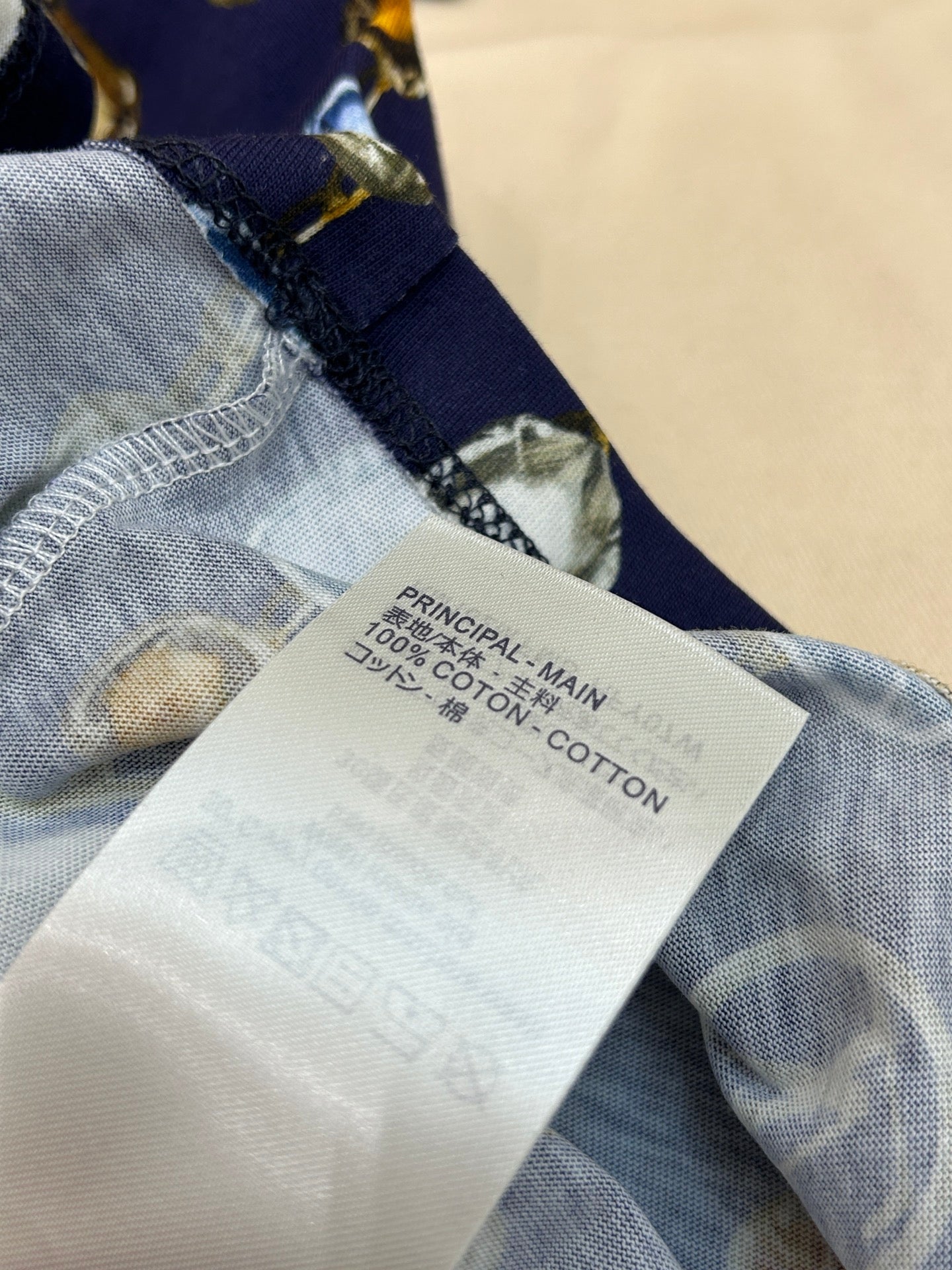 LOUIS VUITTON LV T SHIRT 25S IN COTTON 266294