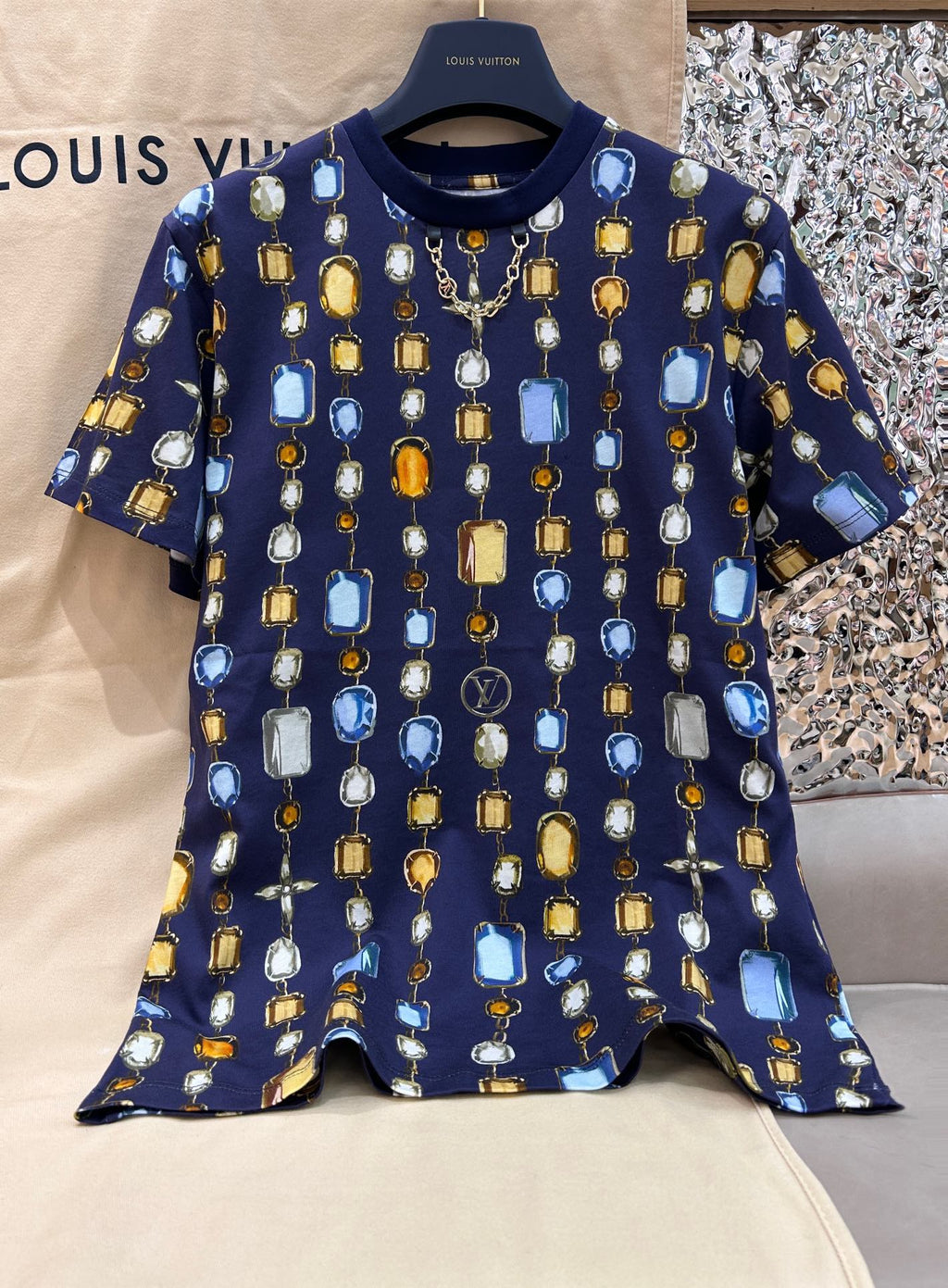 LOUIS VUITTON LV T SHIRT 25S IN COTTON 266294