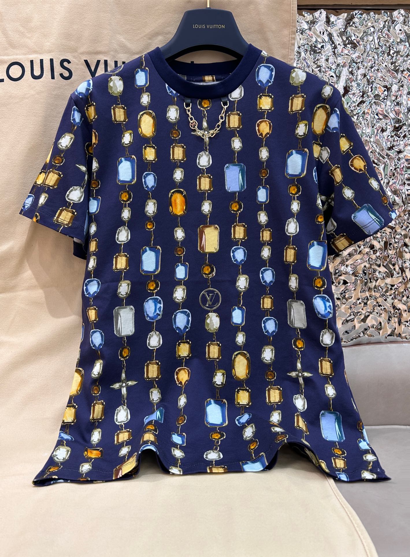 LOUIS VUITTON LV T SHIRT 25S IN COTTON 266294