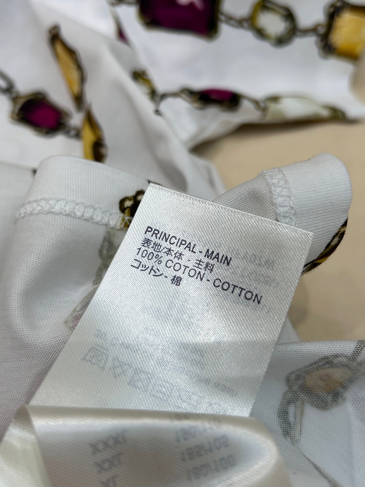 LOUIS VUITTON LV T SHIRT 25S IN COTTON 266298