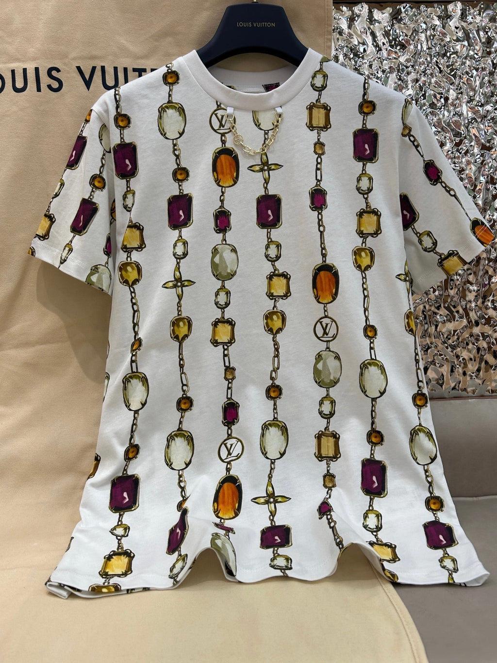 LOUIS VUITTON LV T SHIRT 25S IN COTTON 266298