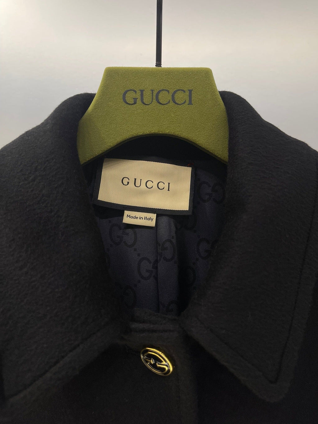 GUCCI LONG WOOL COAT STYLE 61