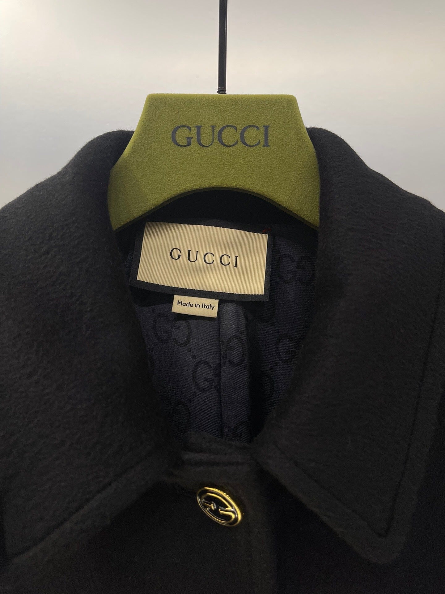 GUCCI LONG WOOL COAT STYLE 61