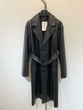 DIOR 25S LONG CROCODILE LEATHER COAT 665