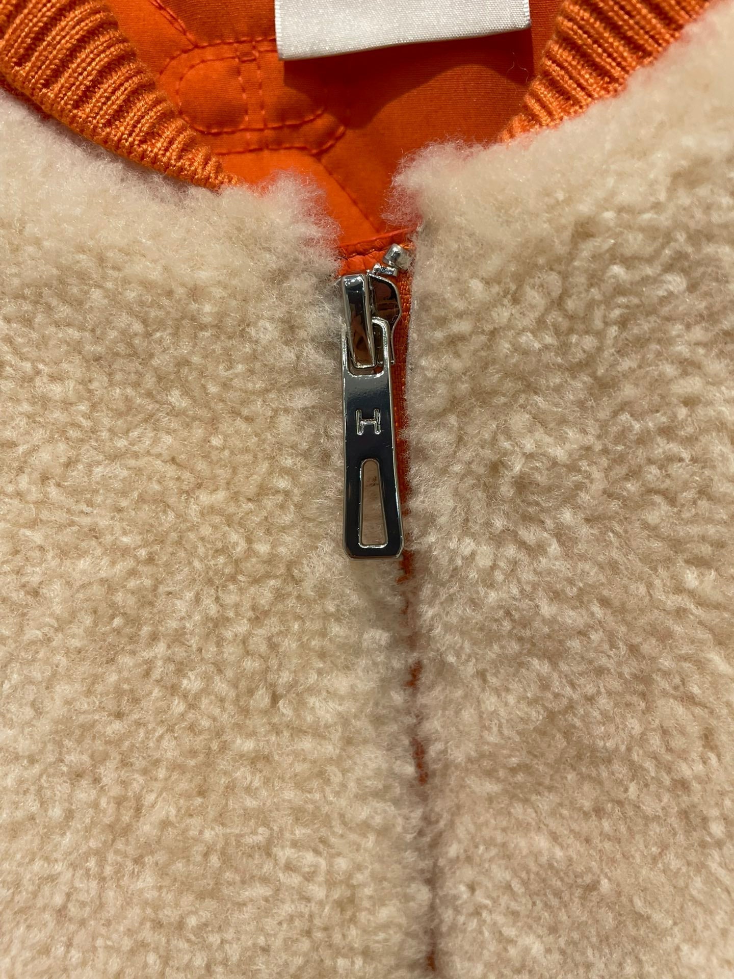 HERMES HERMES 25S SHEEPSKIN BOMBER JACKET 169