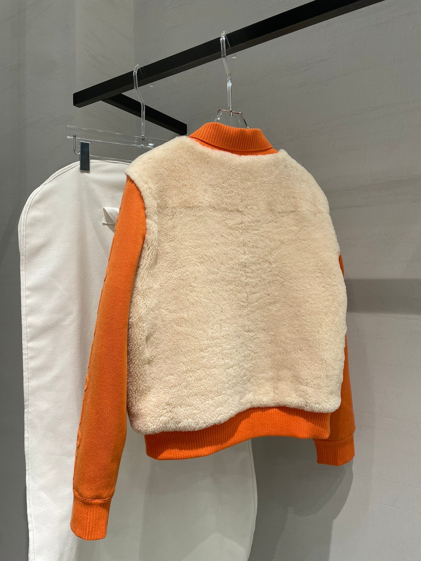 HERMES HERMES 25S SHEEPSKIN BOMBER JACKET 169