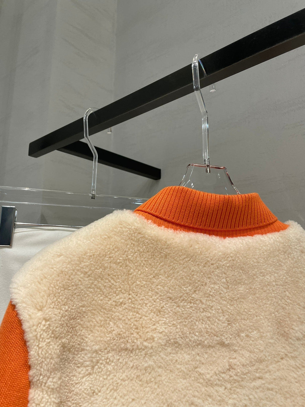 HERMES HERMES 25S SHEEPSKIN BOMBER JACKET 169