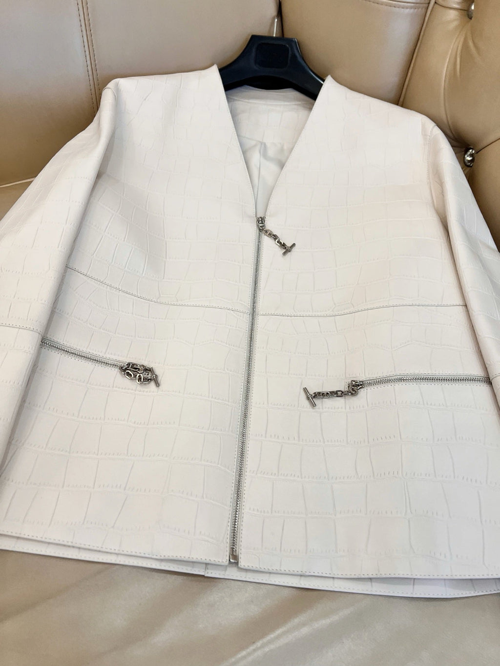 HERMES HERMES 25S SHEEPSKIN JACKET 145