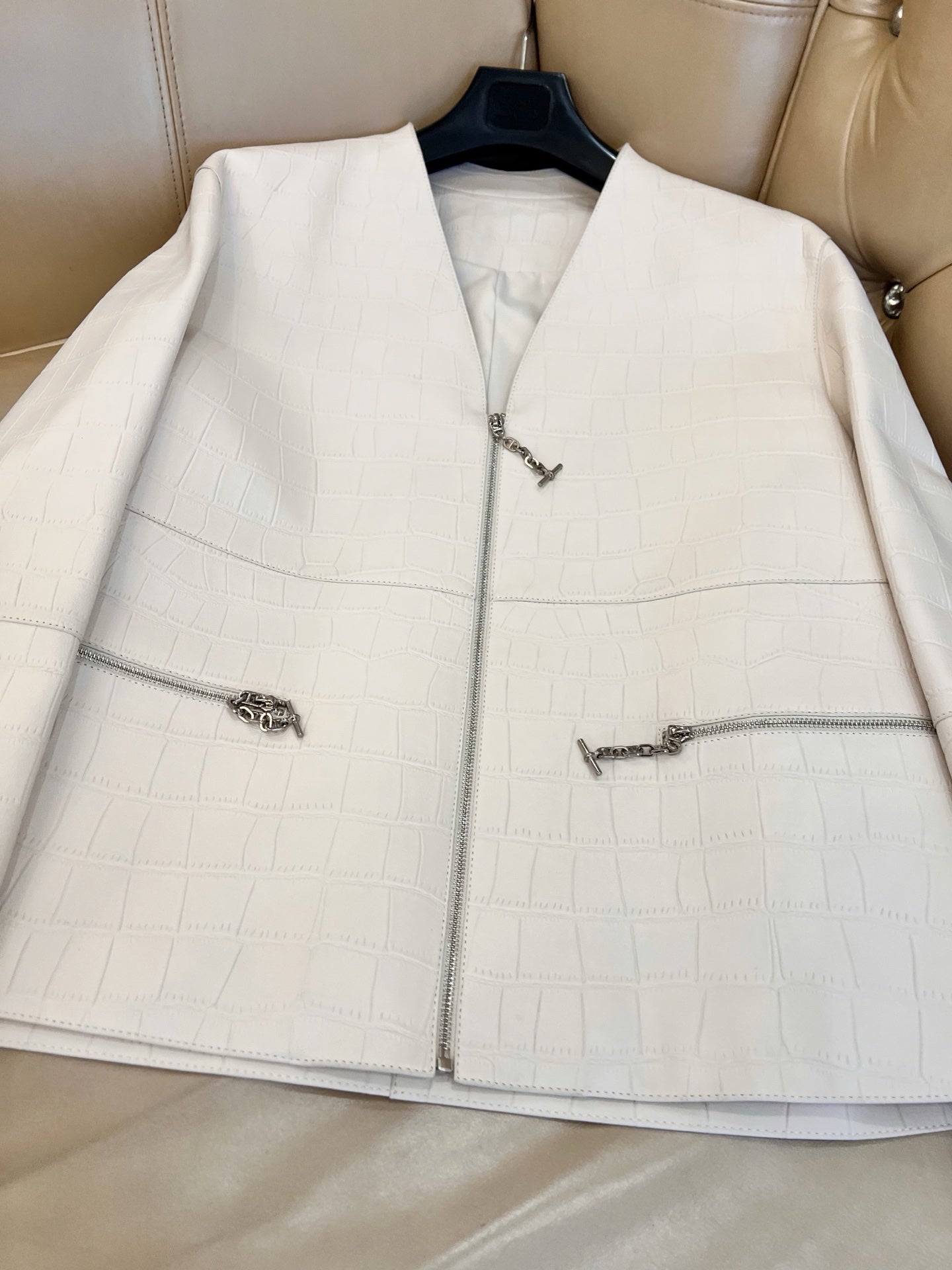 HERMES HERMES 25S SHEEPSKIN JACKET 145