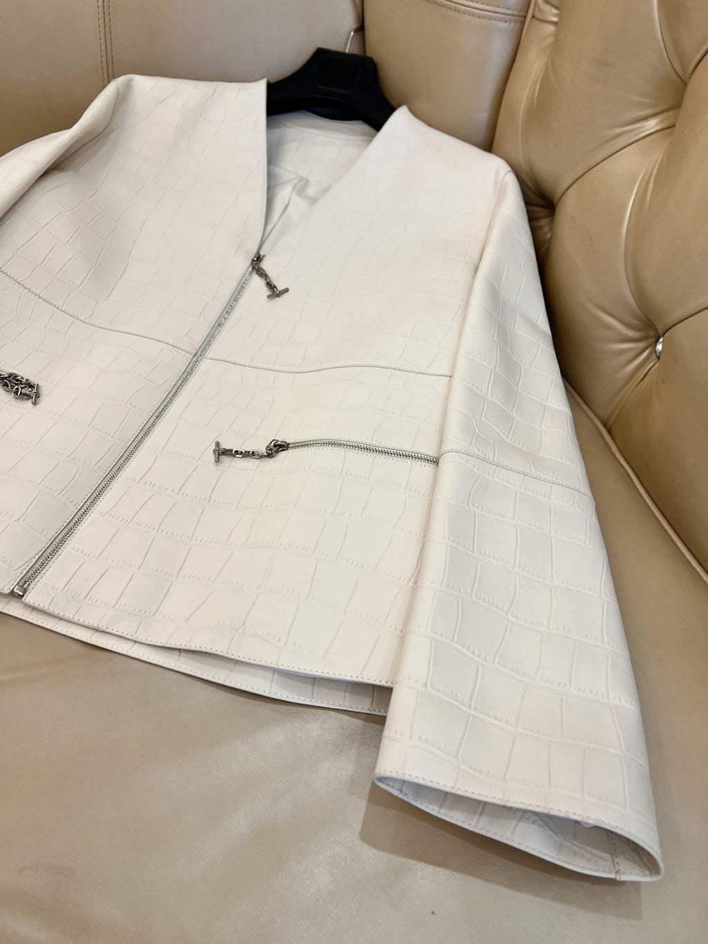HERMES HERMES 25S SHEEPSKIN JACKET 145