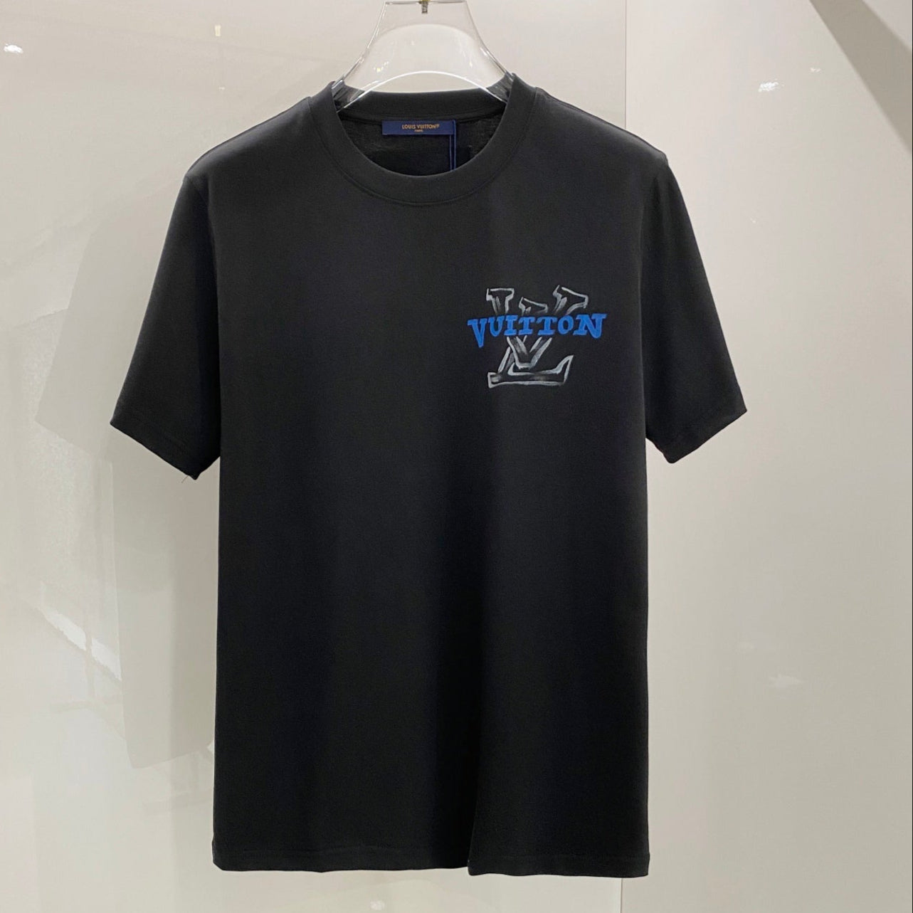 LOUIS VUITTON LV T-SHIRT BLACK COTTON 238848