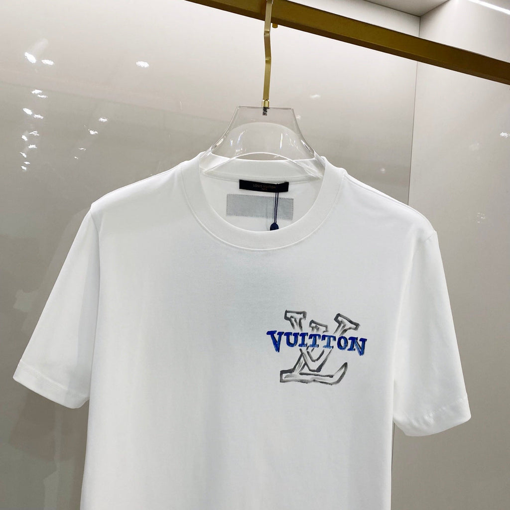 LOUIS VUITTON LV T-SHIRT WHITE COTTON 238849