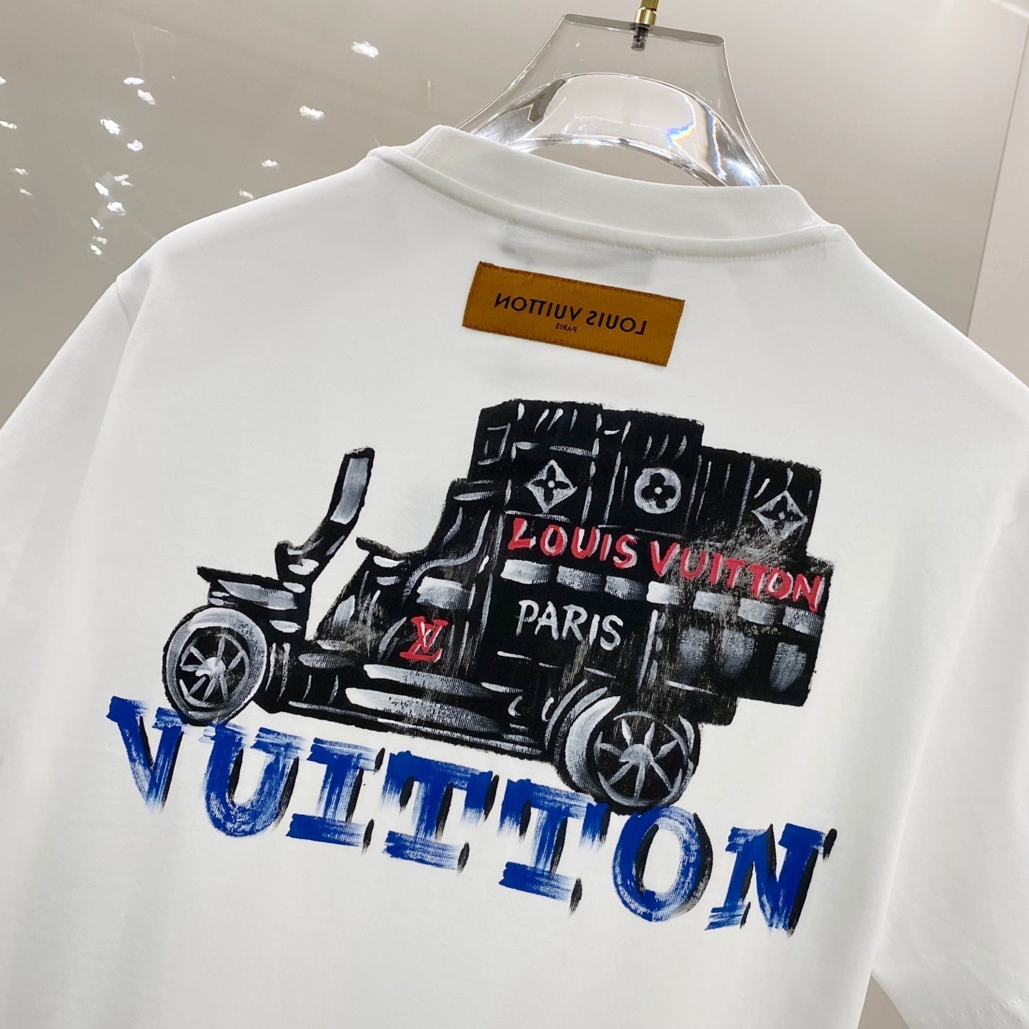 LOUIS VUITTON LV T-SHIRT WHITE COTTON 238849