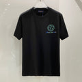 LOUIS VUITTON LV T-SHIRT BLACK COTTON HAND-PAINTED LOGO 238850