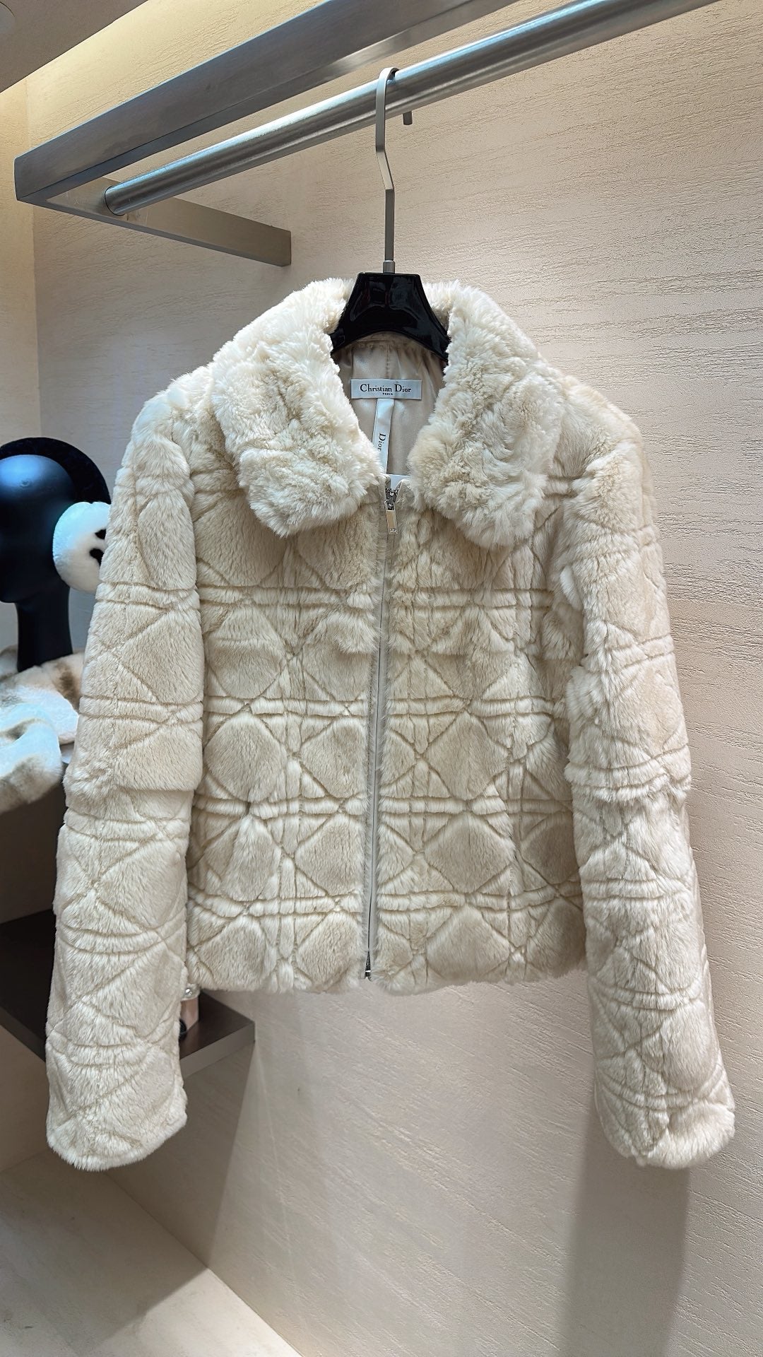 DIOR 25S RABBIT FUR JACKET 627