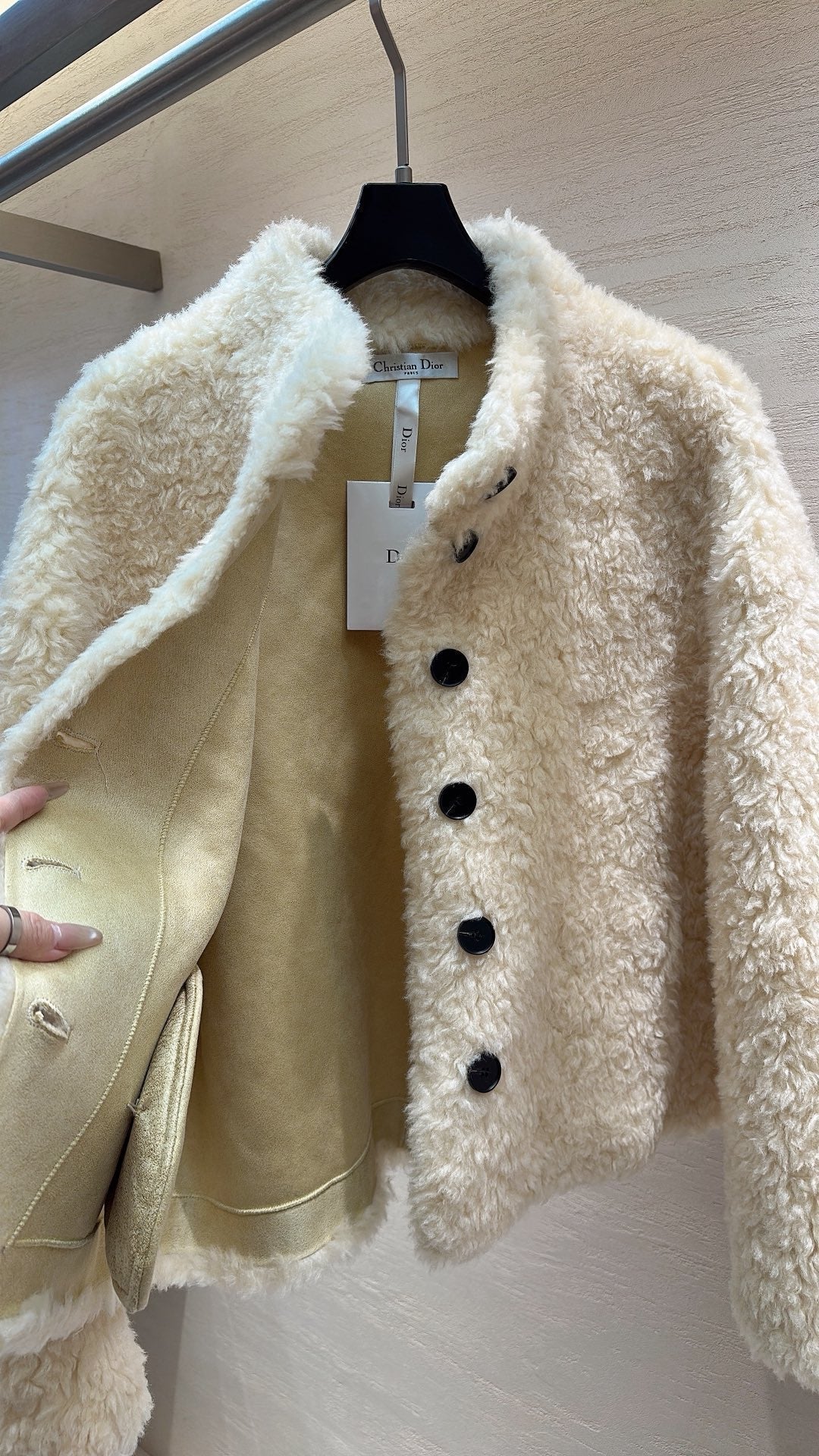 DIOR 25S SHEARLING JACKET 630