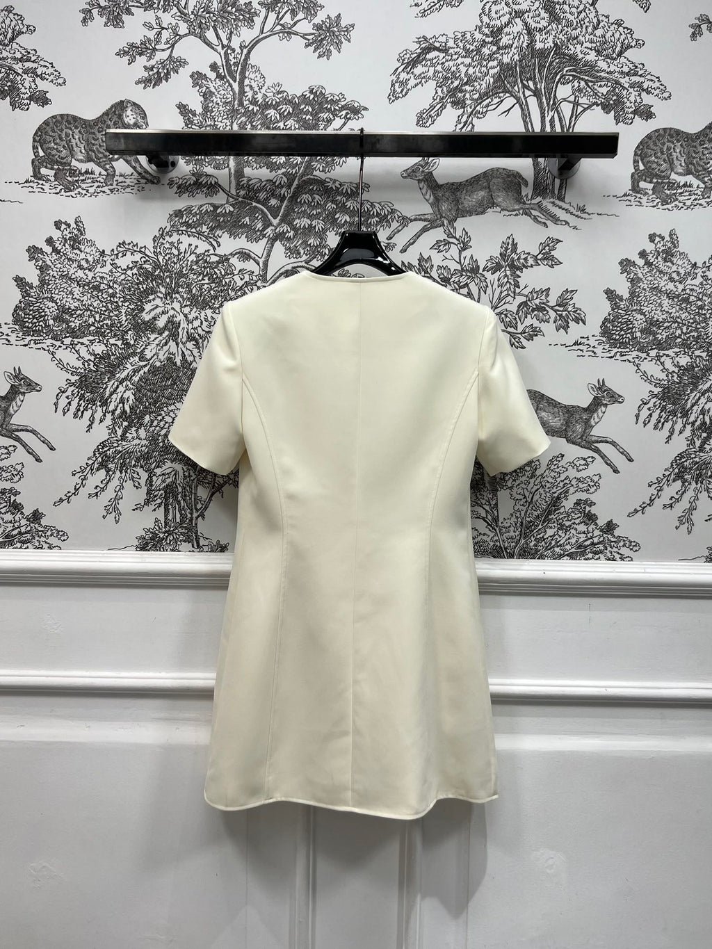 LOUIS VUITTON LV 25S ROUND NECK DRESS WITH METAL BUTTONS 262924