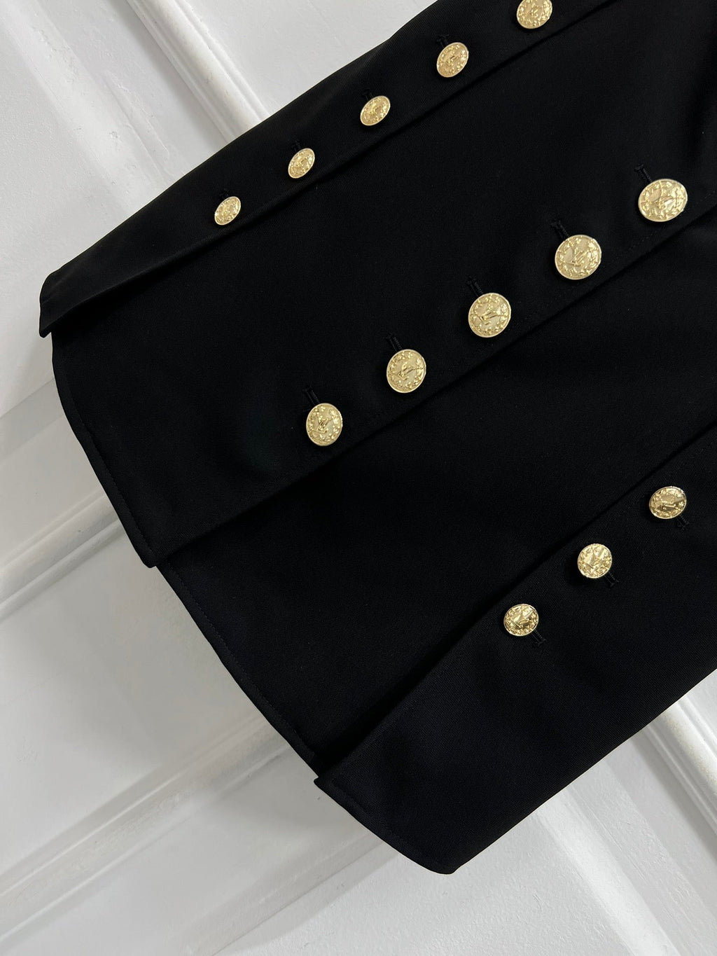 LOUIS VUITTON LV 25S ROUND NECK DRESS WITH METAL BUTTONS 262925