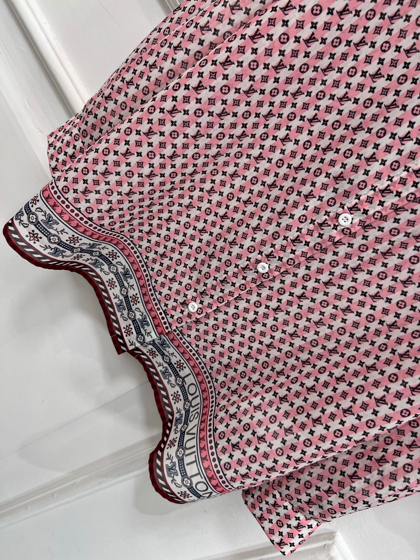 LOUIS VUITTON LV 25S SHIRT SHORTS SET IN POLYESTER 263071
