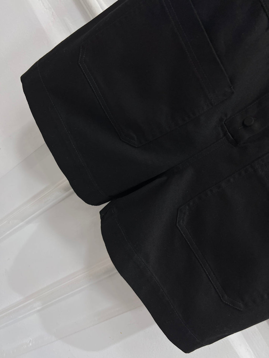 GUCCI SHORT SLEEVE NOTCHED COLLAR ROMPER 268515