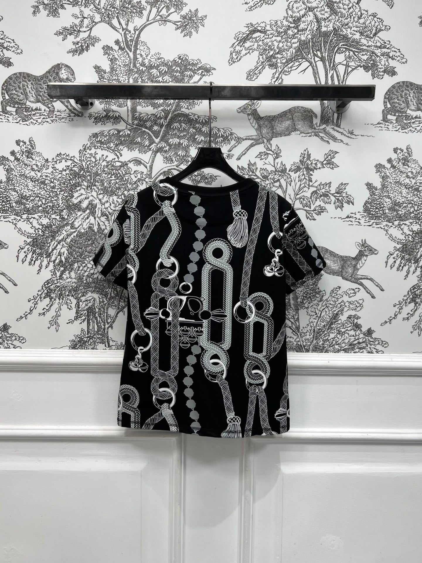 HERMES HERMES T SHIRT 25S IN COTTON 268415