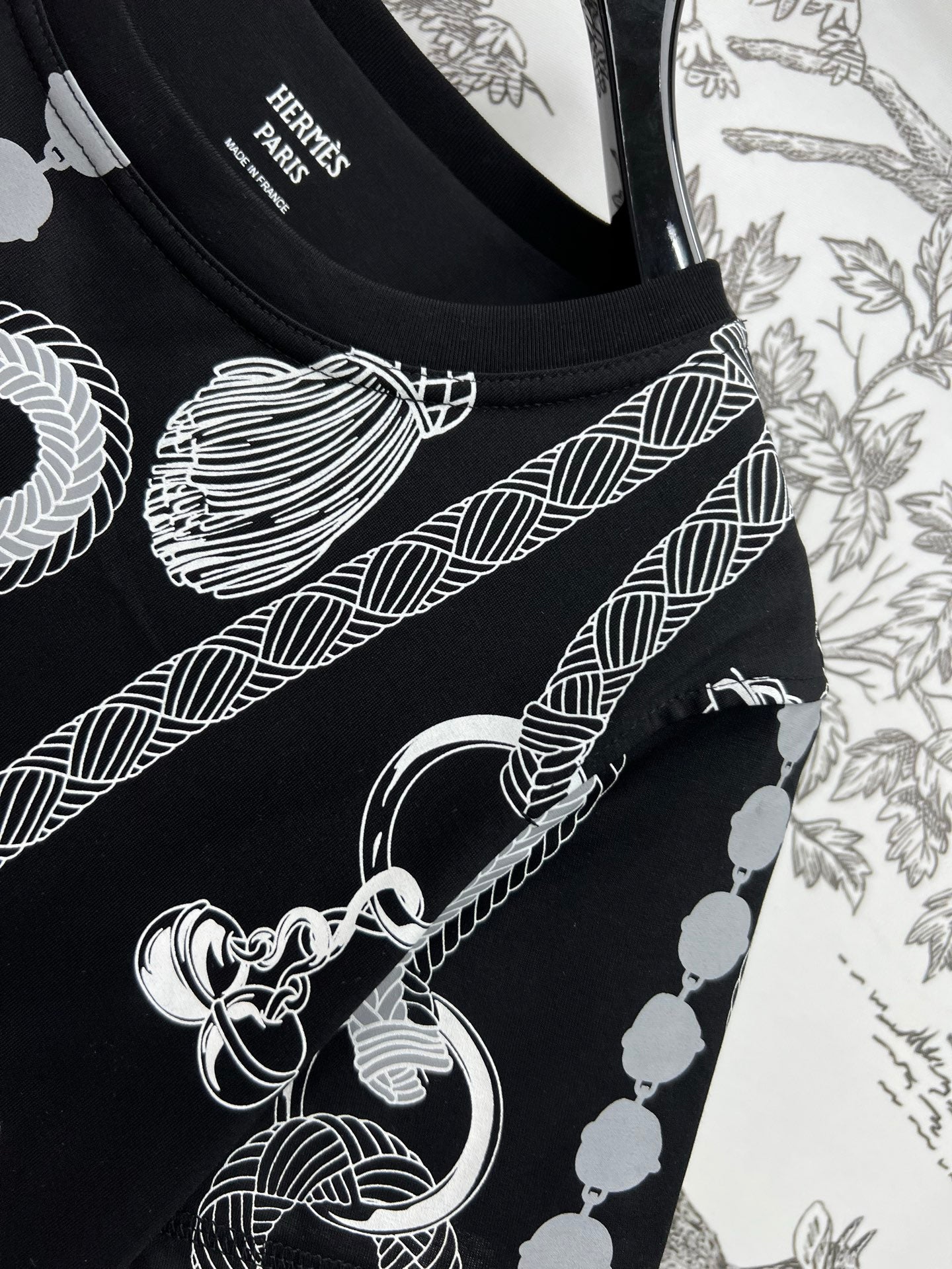 HERMES HERMES T SHIRT 25S IN COTTON 268415